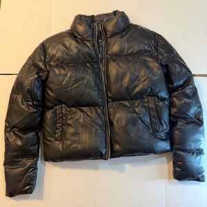 12th Tribe Midnight Black Puffer Jacket